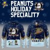 Anaheim Ducks Peanuts & Snoopy Night Nike Hoodie V2