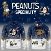 Anaheim Ducks Peanuts & Snoopy Night Nike Hoodie V3