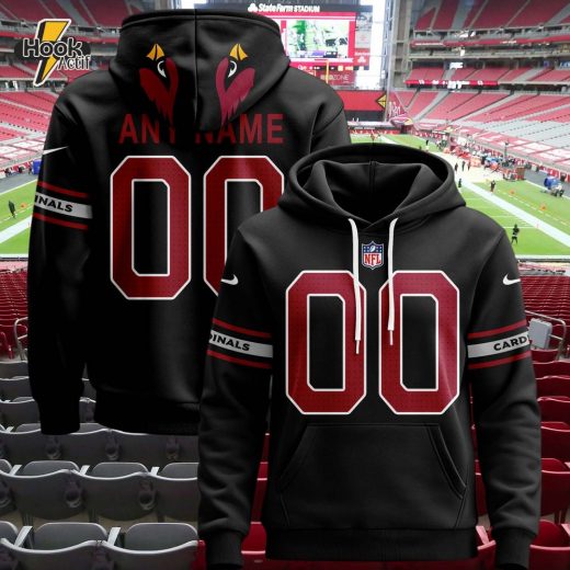 Arizona Cardinals Black Hoodie Classic Edition