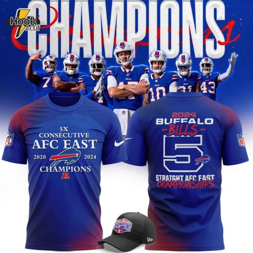 Buffalo Bills Nike 2024 AFC East Division Champions Premium Limited Shirt