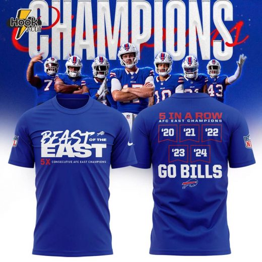 Buffalo Bills Nike 2024 AFC East Division Champions Tee