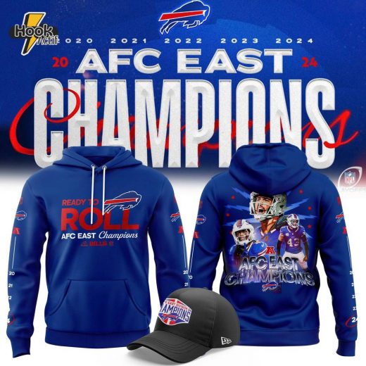 Buffalo Bills Nike Premium Pullover Hoodie Division Champions Version 4