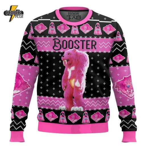 Chainsmoking Booster Jingle All the Way Ugly Sweater