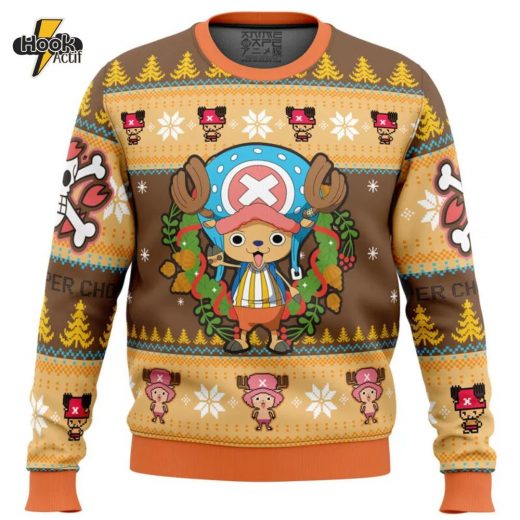 Christmas Tony Chopper One Piece Ugly Christmas Sweater