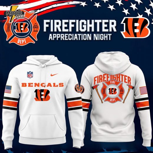 Cincinnati Bengals x 2024 Firefighter Appreciation Night Premium Limited Hoodie