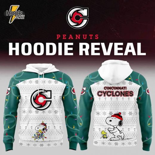 Cincinnati Cyclones Peanuts & Snoopy Night Nike Hoodie