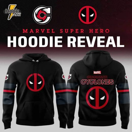 Cincinnati Cyclones x Marvel Deelpool Hoodie