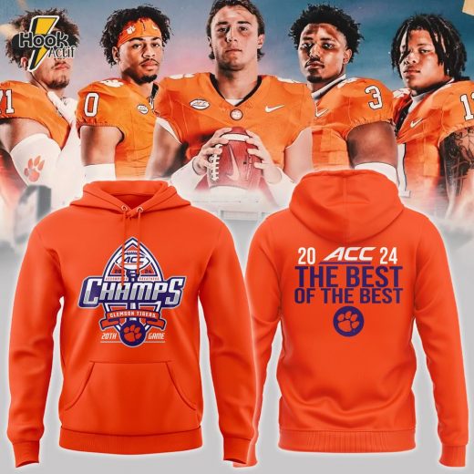 Clemson Tigers 2024 ACC Football Conference Champions Hoodie