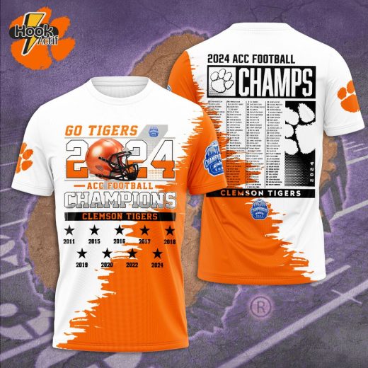 Clemson Tigers Football 3D Apparel