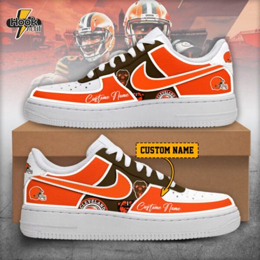 Cleveland Browns – Nike Air Force 1 shoes