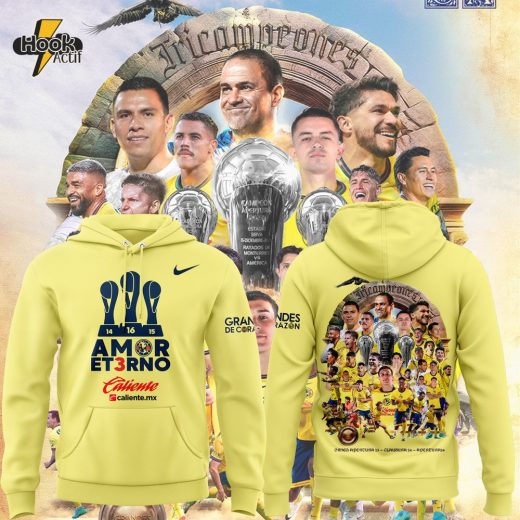 Club América CHAMPION FOR THE THIRD TIME IN A ROW! 🏆Hoodie