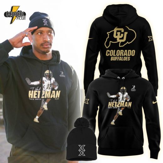 Colorado Buffaloes 2024 Travis Hunter He12man Premium Limited Pullover Hoodie