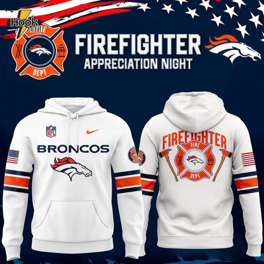 Denver Broncos x 2024 Firefighter Appreciation Night Premium Limited Hoodie