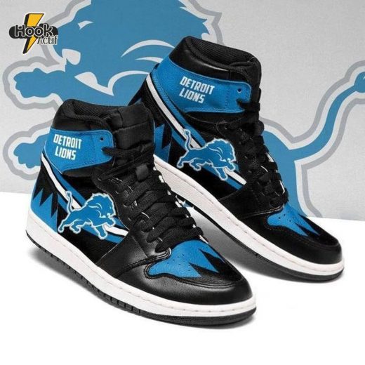 Detroit Lions – Blue Black Sneaker Boots