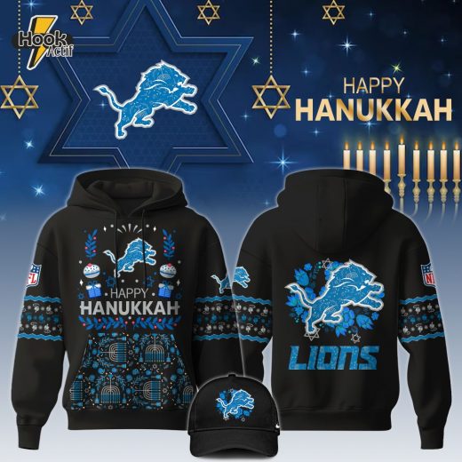 Detroit Lions Hanukkah Limited Edition Hoodie 2024