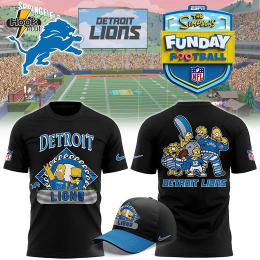 Detroit Lions NFL 2024 Simpson Funday Football Special Premium Limited Tee