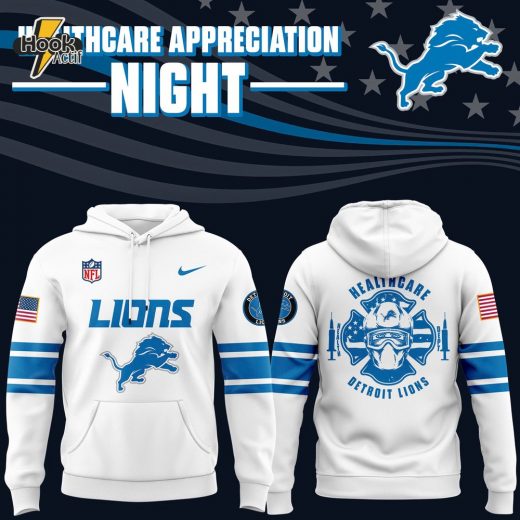 Detroit Lions x 2024 Healthcare Appreciation Night Premium Limited Hoodie