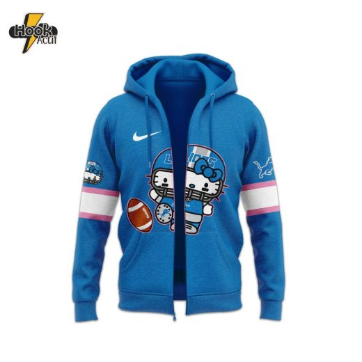 Detroit Lions x Hello Kitty Limited Edition Zip Up Hoodie