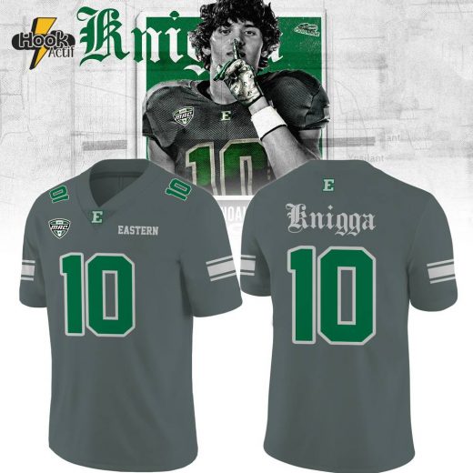 Eastern Michigan Eagles Noah Knigga Football Jersey