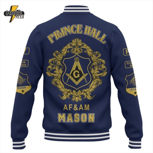 Freemasonry Baseball Jacket Prince Hall AF & AM Royal Shield