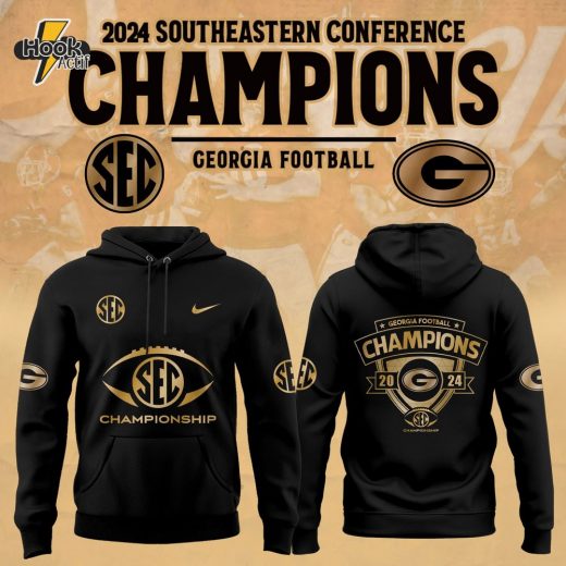 Georgia Bulldogs Nike 2024 SEC Football Champions Hoodie Version 2