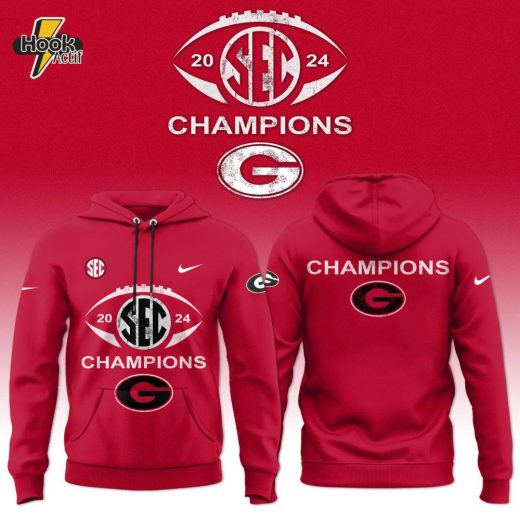 Georgia Bulldogs Nike 2024 SEC Football Conference Champions Hoodie