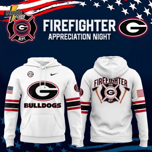 Georgia Bulldogs x 2024 Firefighter Appreciation Night Premium Limited Hoodie