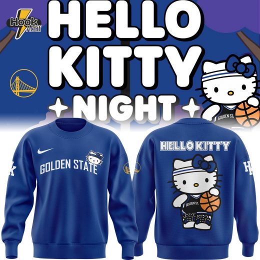 Golden State Warriors x Hello Kitty 2024 Special Edition Sweatshirt