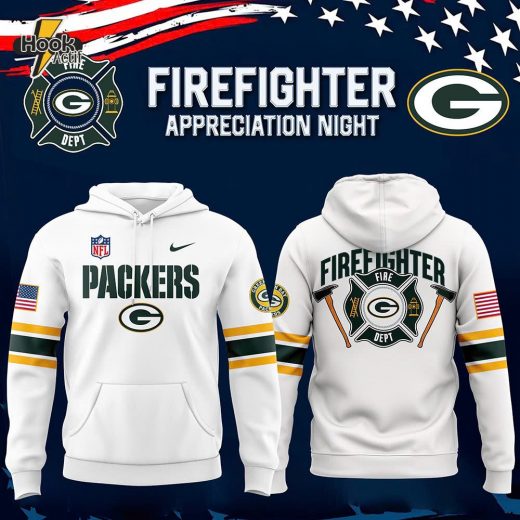 Green Bay Packers x 2024 Firefighter Appreciation Night Premium Limited Hoodie