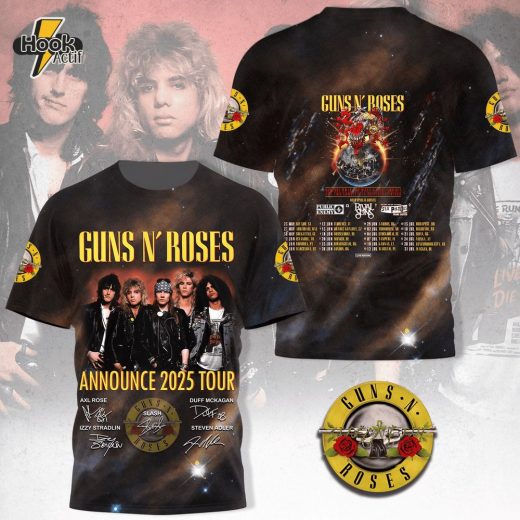 Guns N’ Rose Limitted Edition 3D T-Shirt