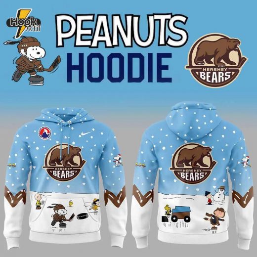 Hershey Bears Peanuts & Snoopy Night Nike Hoodie