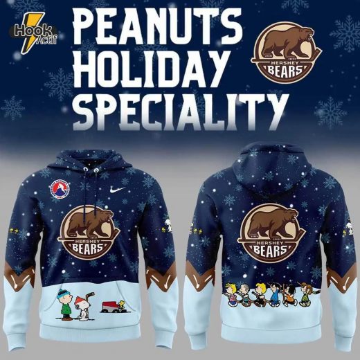 Hershey Bears Peanuts & Snoopy Night Nike Hoodie V2