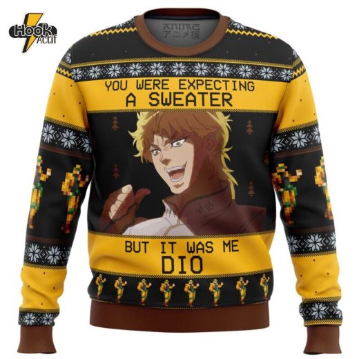 It Was Me Dio Jojo’s Bizarre Adventure Ugly Christmas Sweater