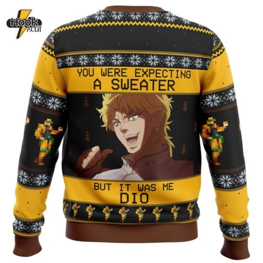 It Was Me Dio Jojo’s Bizarre Adventure Ugly Christmas Sweater