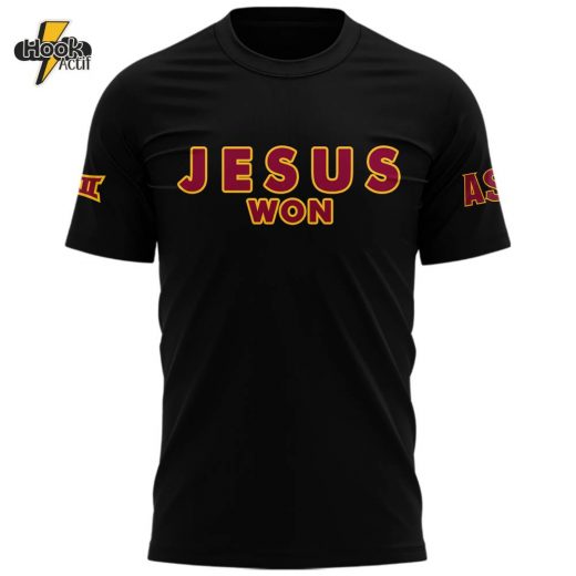 Limited Edition Arizona State Sun Devils JESUS WON T-Shirt 2024