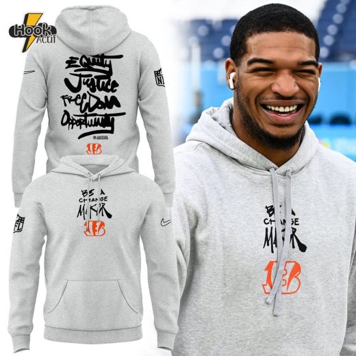 Limited Edition Be A Change Maker Cincinnati Bengals Hoodie