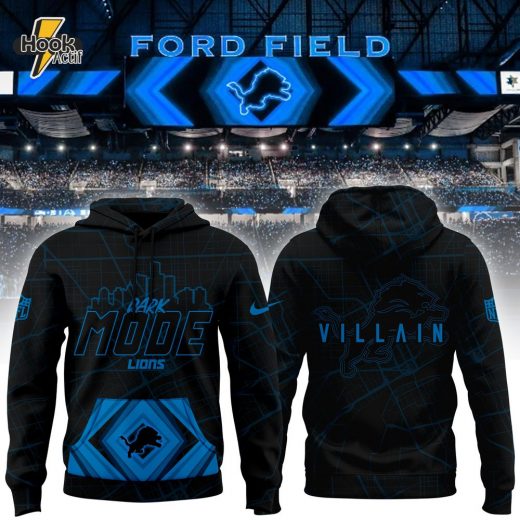 Limited Edition Detroit Lions Back in black Hoodie 2024