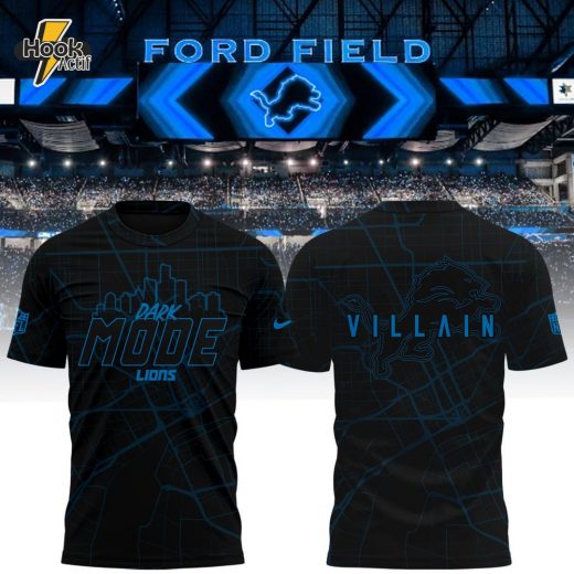 Limited Edition Detroit Lions Back in black Tshirt 2024