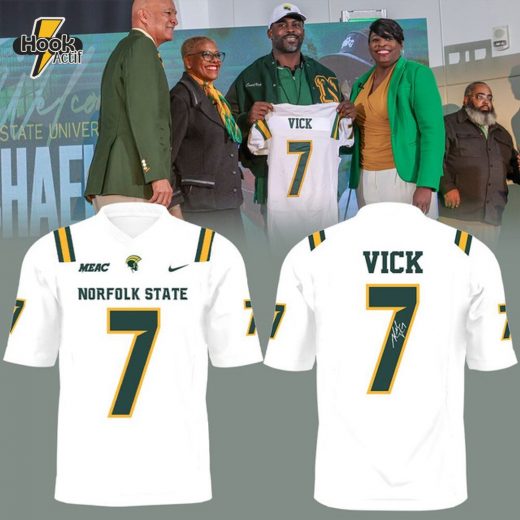 Limited Norfolk State Football Coach Vick’s Signature Jersey