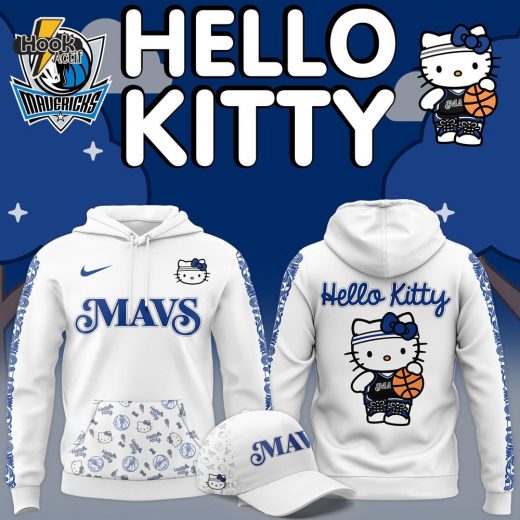 Limited_Dallas Mavericks NBA Hello Kitty Hoodie