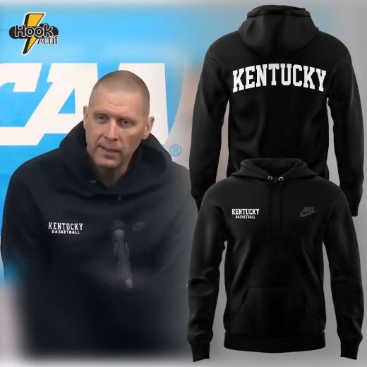 Mark Pope Kentucky Basketball Nike Hoodie All Black Edition