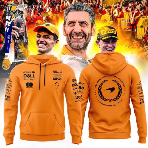 McLaren Formula One Team 2024 Champions Hoodie Version Two