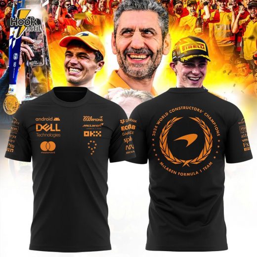 McLaren Formula One Team 2024 Champions Shirt Version Three