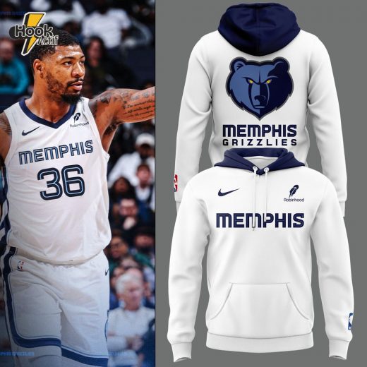 Memphis Grizzlies Swingman Hoodie 2024 White Edition