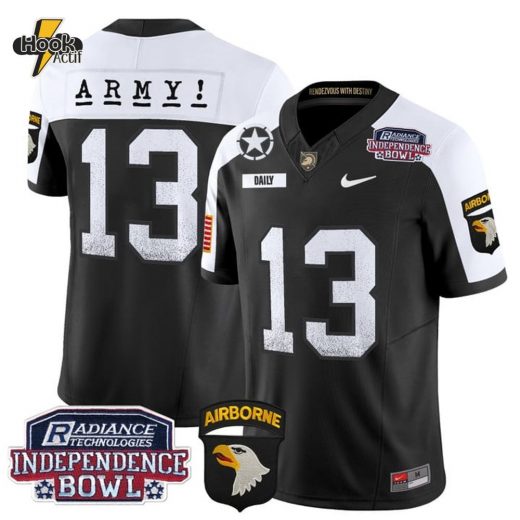 Men’s Army Black Knights Independence Bowl Patch 2024 Vapor Limited Jersey