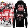 Men’s Jacksonville State Gamecocks 2024 Conference USA Champions Premium Limited Pullover Hoodie Red