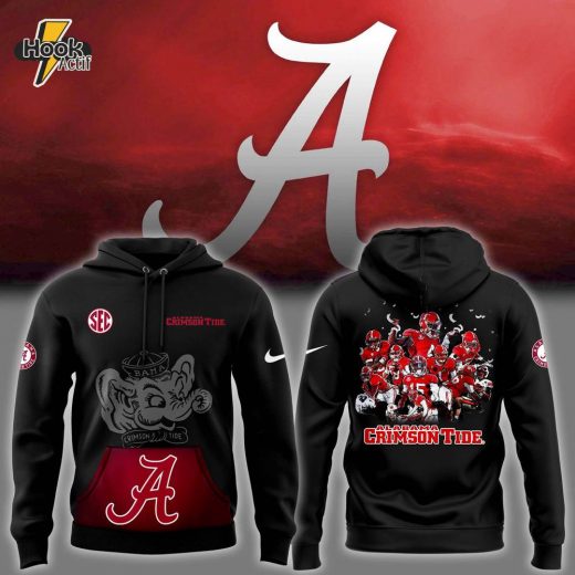 Men’s Nike Alabama Crimson Tide 2024 Roll Tide “STATE OF MIND” Premium Limited Pullover Hoodie