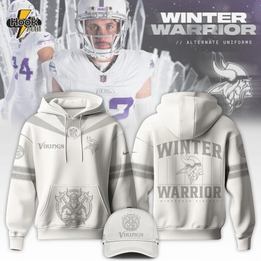 Minnesota Vikings 2024 Winter Warrior Hoodie Limited Editions