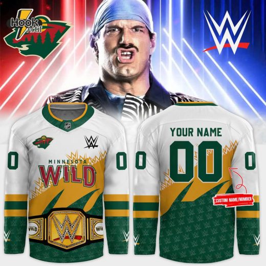 Minnesota Wild WWE Night 2024 Premium Custom Jersey