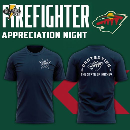 Minnesota Wild x 2024 Firefighter Appreciation Night Premium Limited Tee